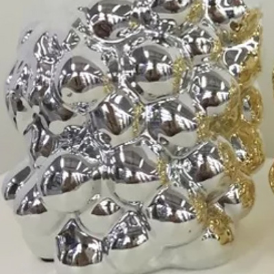電鍍金銀葡萄 義烏商貿(mào)城歐式擺件里的工藝美學(xué)